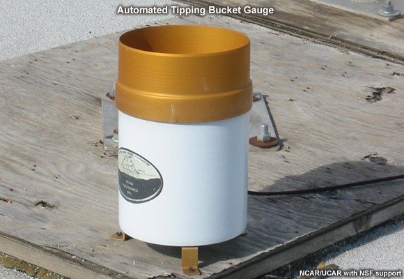 Automated tipping bucket gauge