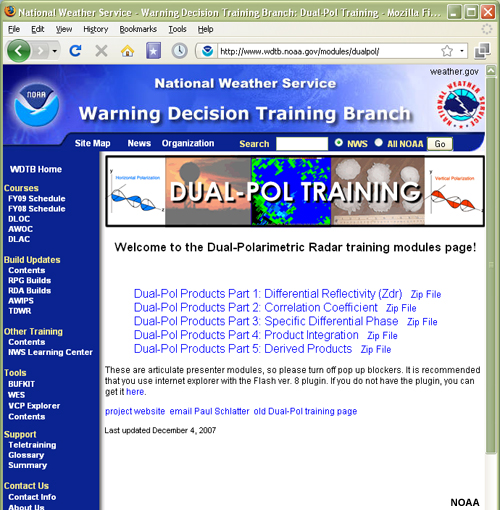 WDTB web page