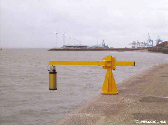 Photo of radar tide gauge