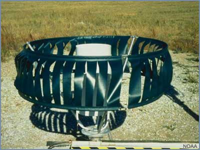 Rain gauge with wind shield